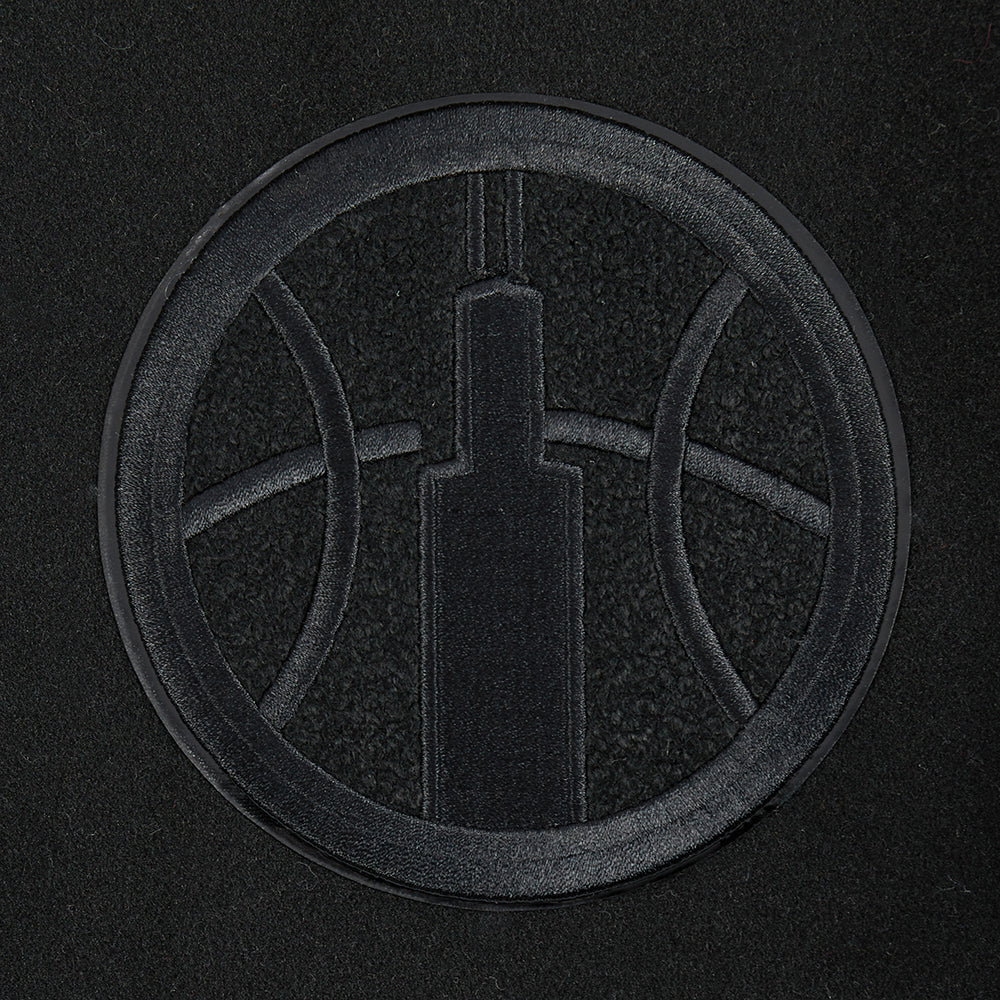 WNBA CHICAGO SKY TRIPLE BLACK WOMEN'S RIB WOOL VARSITY JACKET