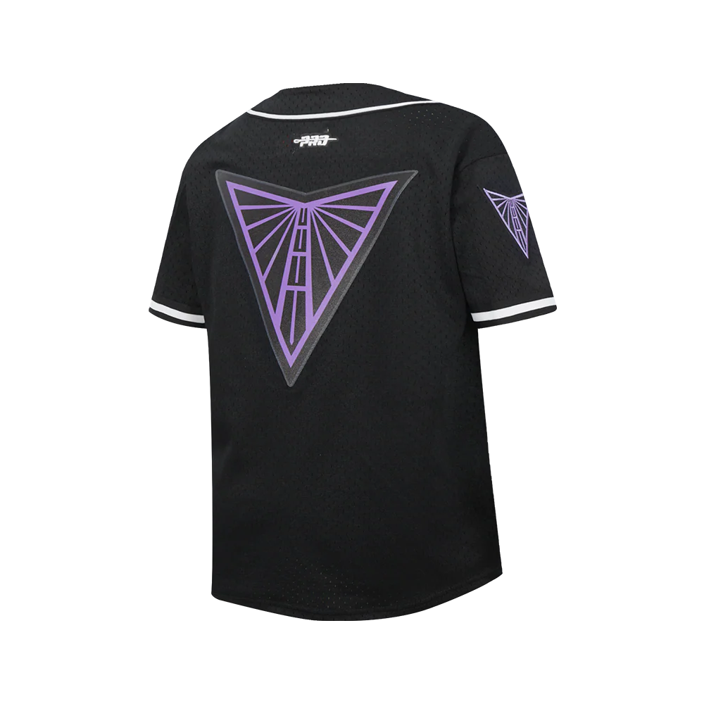 WNBA GOLDEN STATE VALKYRIES CLASSICL BIG BOY'S MESH BUTTON DOWN SHIRT