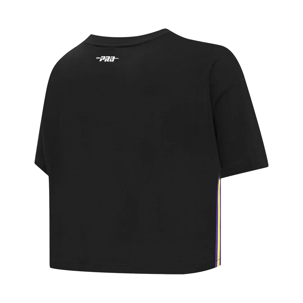 WNBA LOS ANGELES SPARKS RETRO CLASSICS WOMEN'S SINGLE JERSEY BOXY TEE