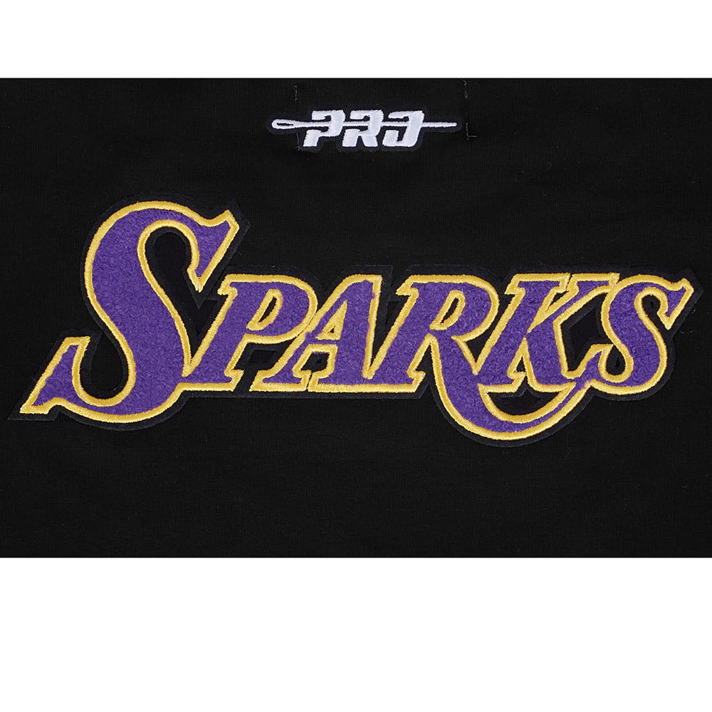 WNBA LOS ANGELES SPARKS CLASSIC ESSENTIALS WOMEN'S SINGLE JERSEY BOXY TEE