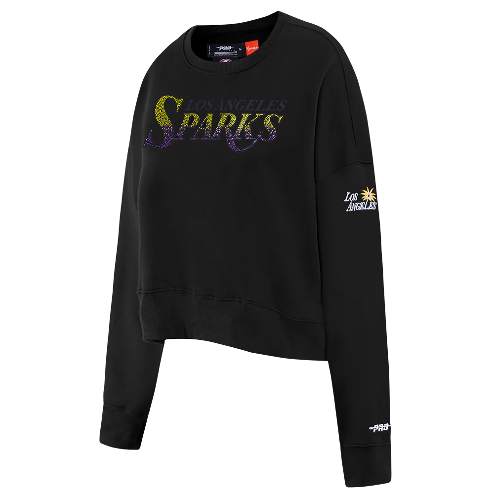 WNBA LOS ANGELES SPARKS JEWELS WOMEN'S FLEECE CREWNECK