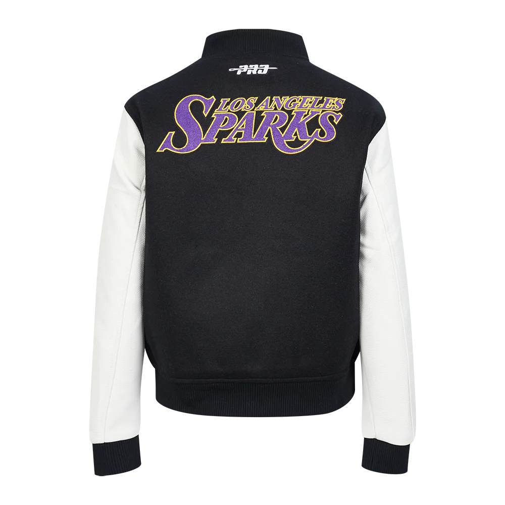 WNBA LOS ANGELES SPARKS CLASSIC ESSENTIALS WOMEN'S WOOL VARSITY JACKET