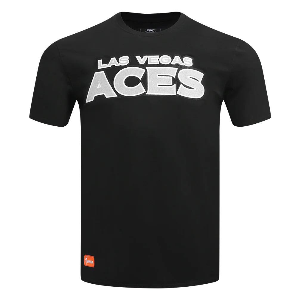 WNBA LAS VEGAS ACES A'JA WILSON #22 CLASSIC PLAYER NAME AND NUMBER MEN'S SINGLE JERSEY TEE