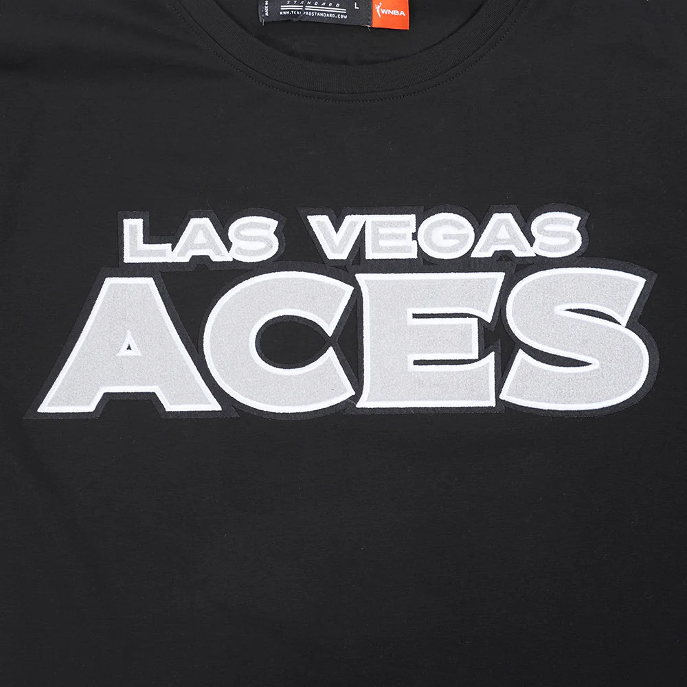 WNBA LAS VEGAS ACES A'JA WILSON #22 CLASSIC PLAYER NAME AND NUMBER MEN'S SINGLE JERSEY TEE