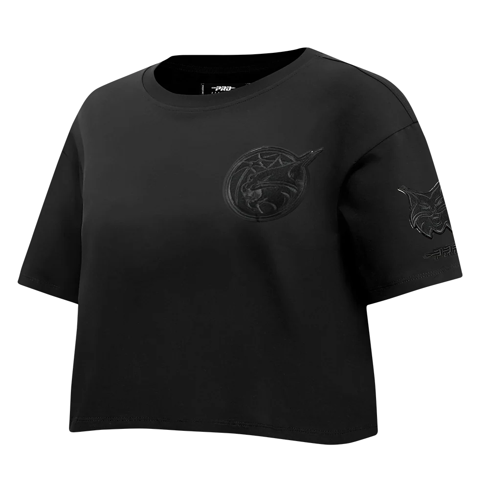 WNBA MINNESOTA LYNX TRIPLE BLACK WOMEN'S SINGLE JERSEY BOXY TEE