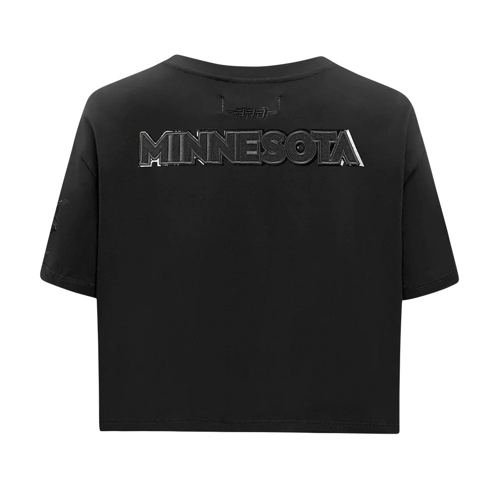 WNBA MINNESOTA LYNX TRIPLE BLACK WOMEN'S SINGLE JERSEY BOXY TEE