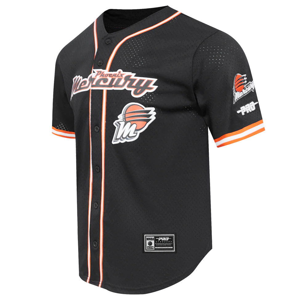 WNBA PHOENIX MERCURY MESH MEN'S BUTTON DOWN SHIRT