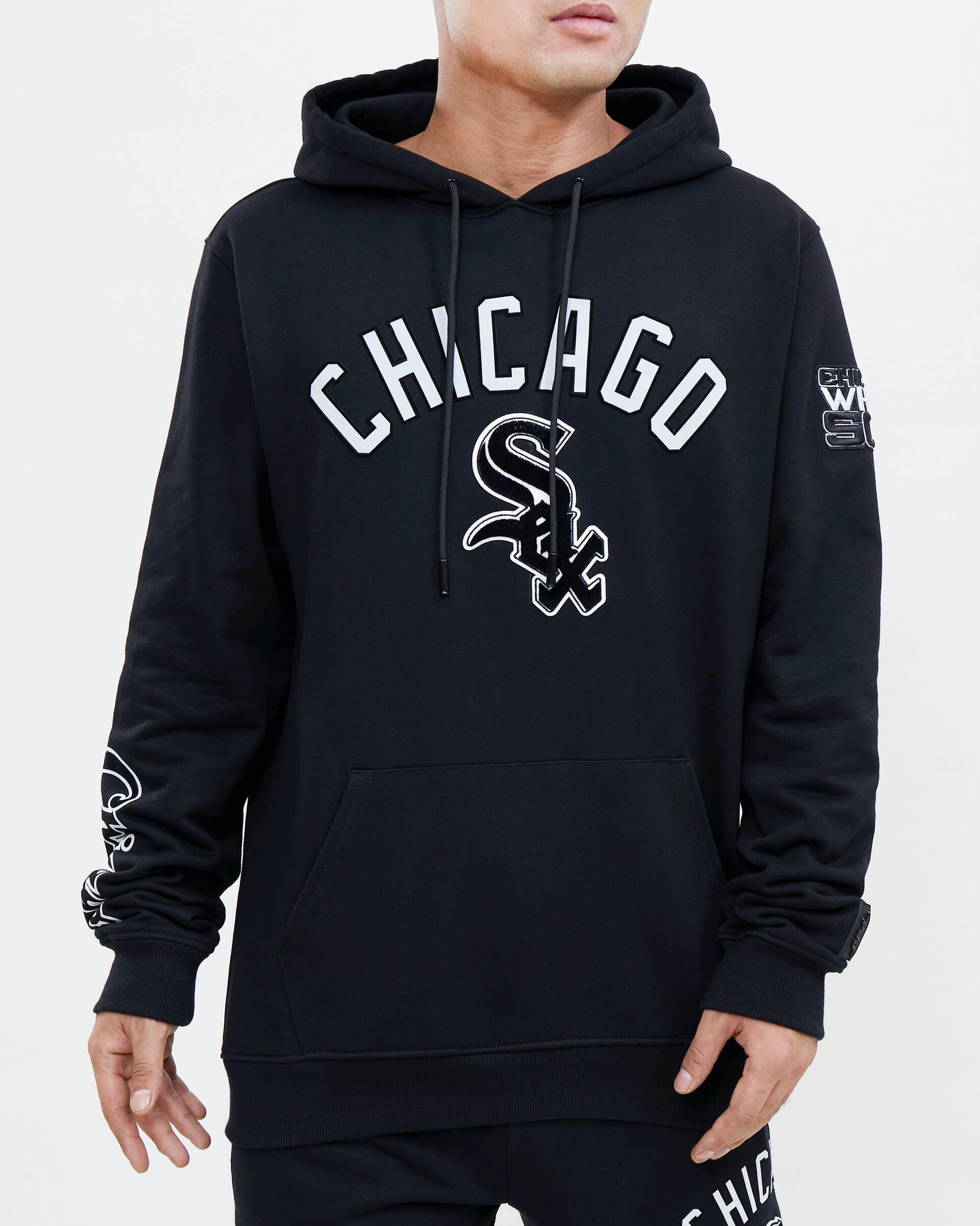 CHICAGO WHITE SOX STACKED LOGO HOODIE